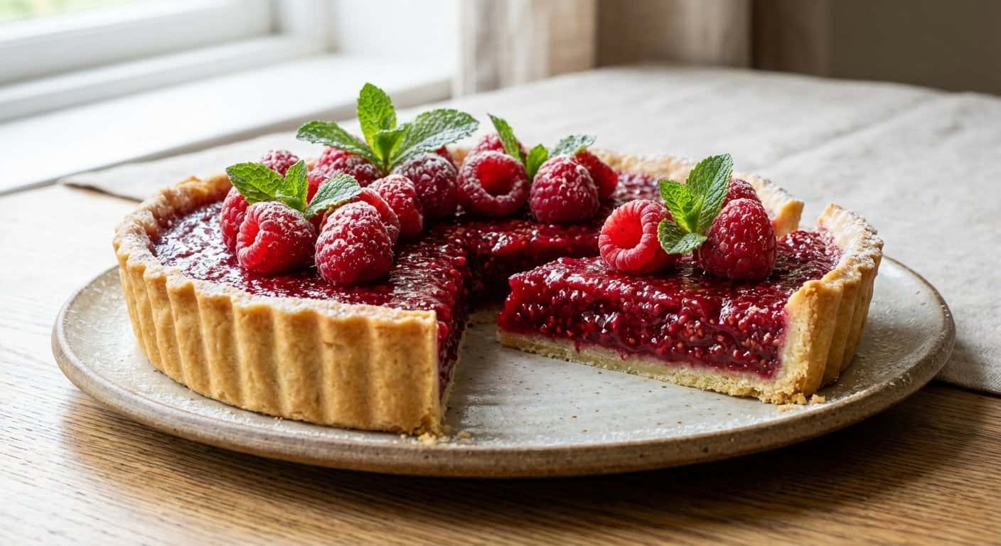 Tarta de Frambuesa y Anís