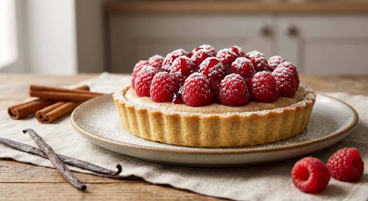 Tarta de Frambuesa y Canela