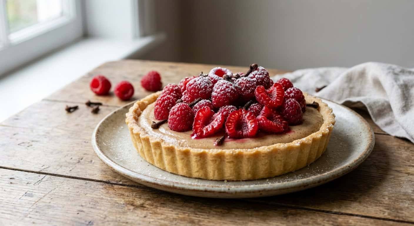 Tarta de Frambuesa y Clavo