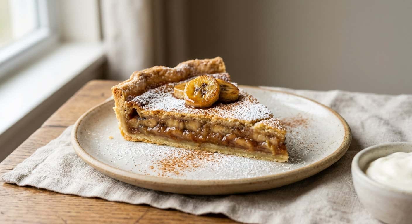 Tarta de Plátano y Canela