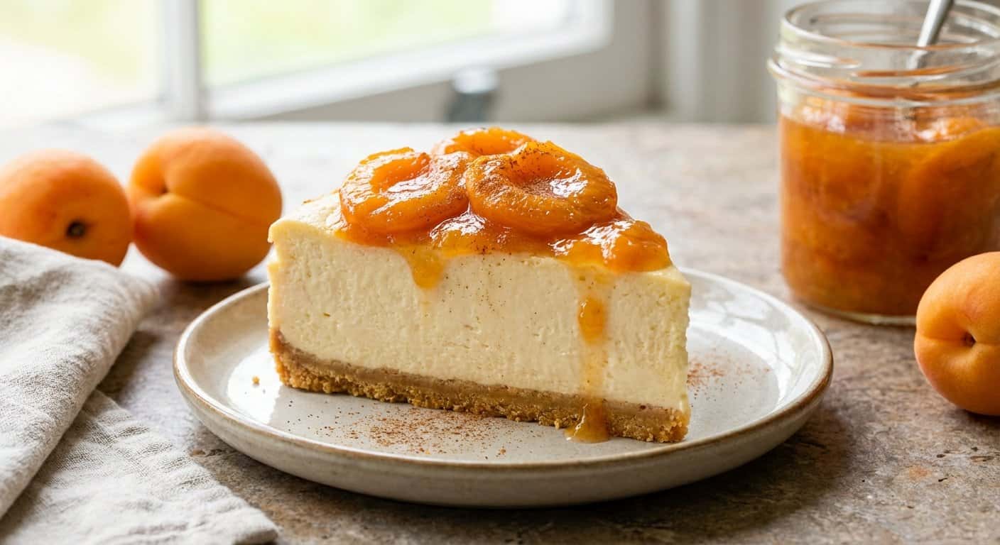 Tarta de Queso y Albaricoque