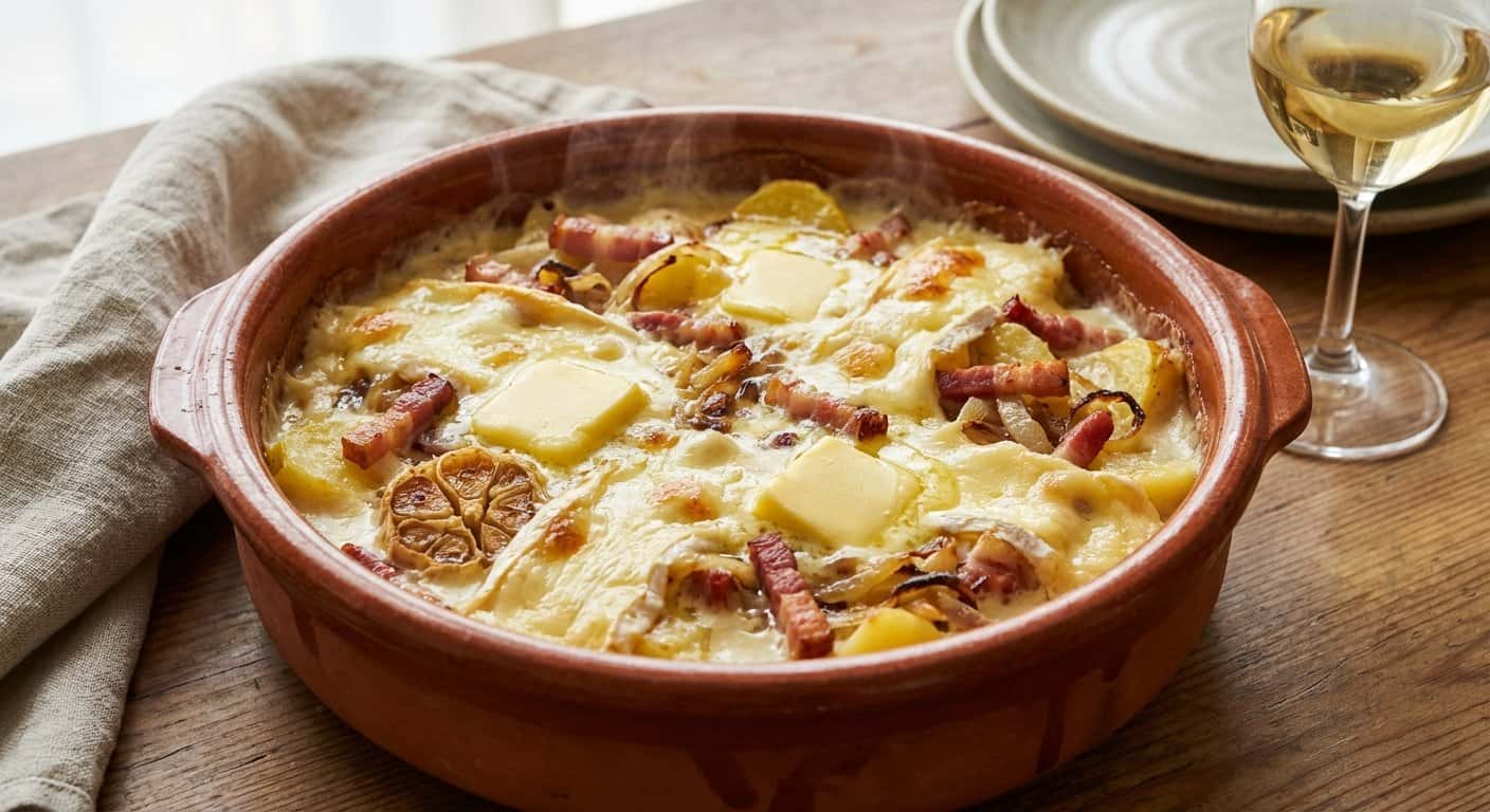 Tartiflette Alsaciano con Mantequilla
