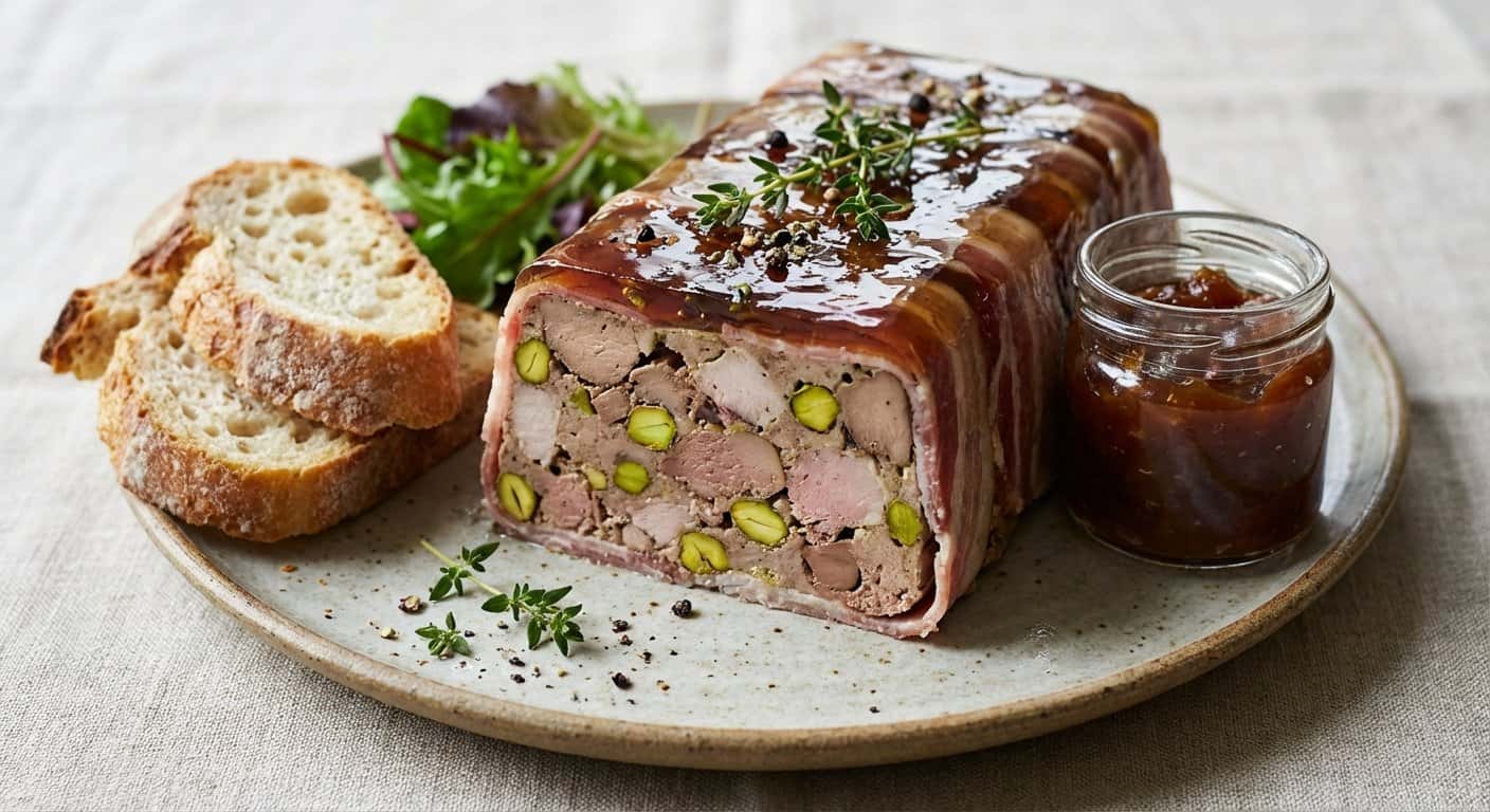 Terrina de Perdiz con Pistachos