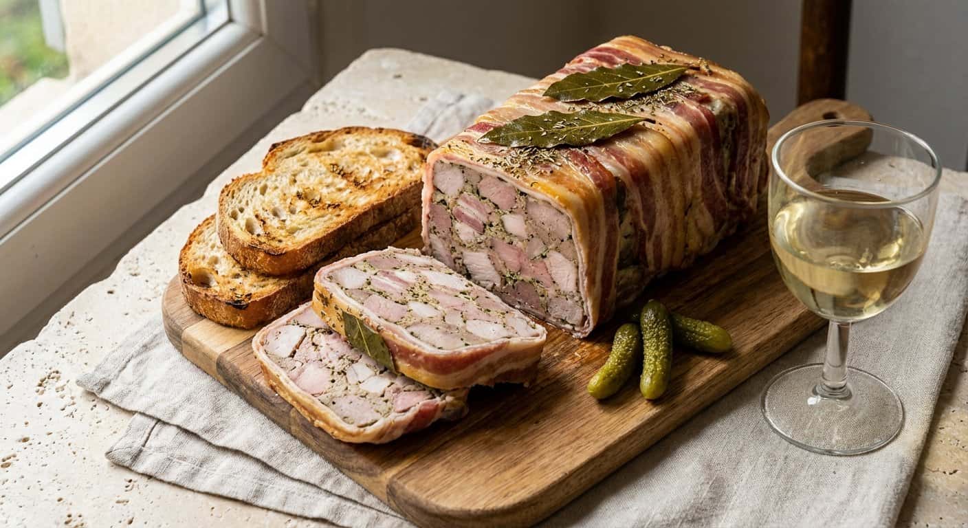 Terrine de Campaña Provenzal con Vino Blanco