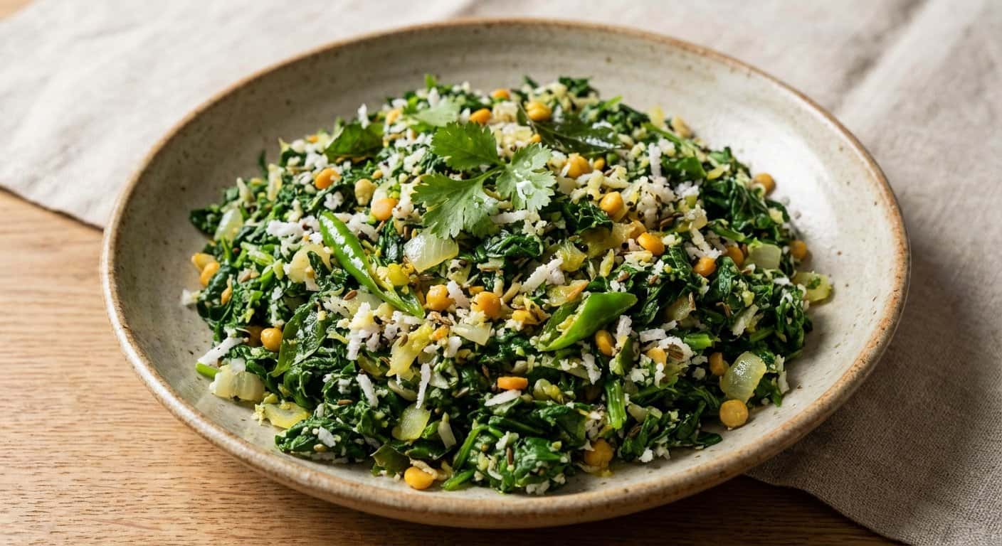 Thoran de Espinacas y Coco