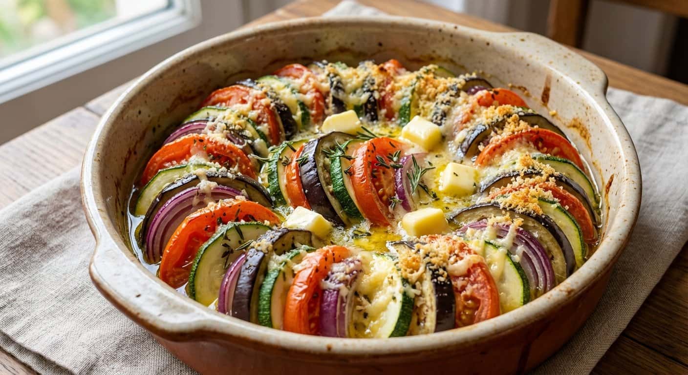 Tian Provenzal Alsaciano con Mantequilla