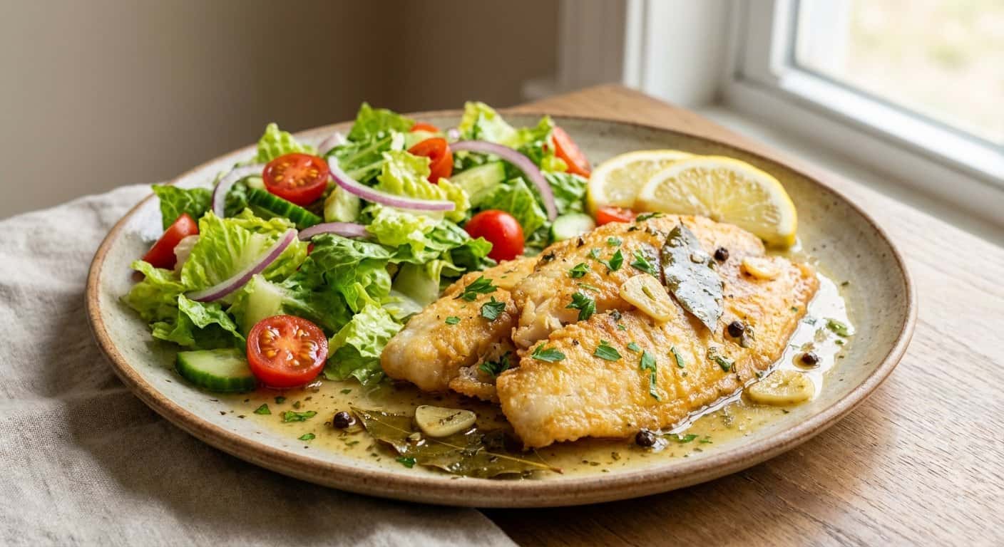 Tilapia en Escabeche con Ensalada Fresca