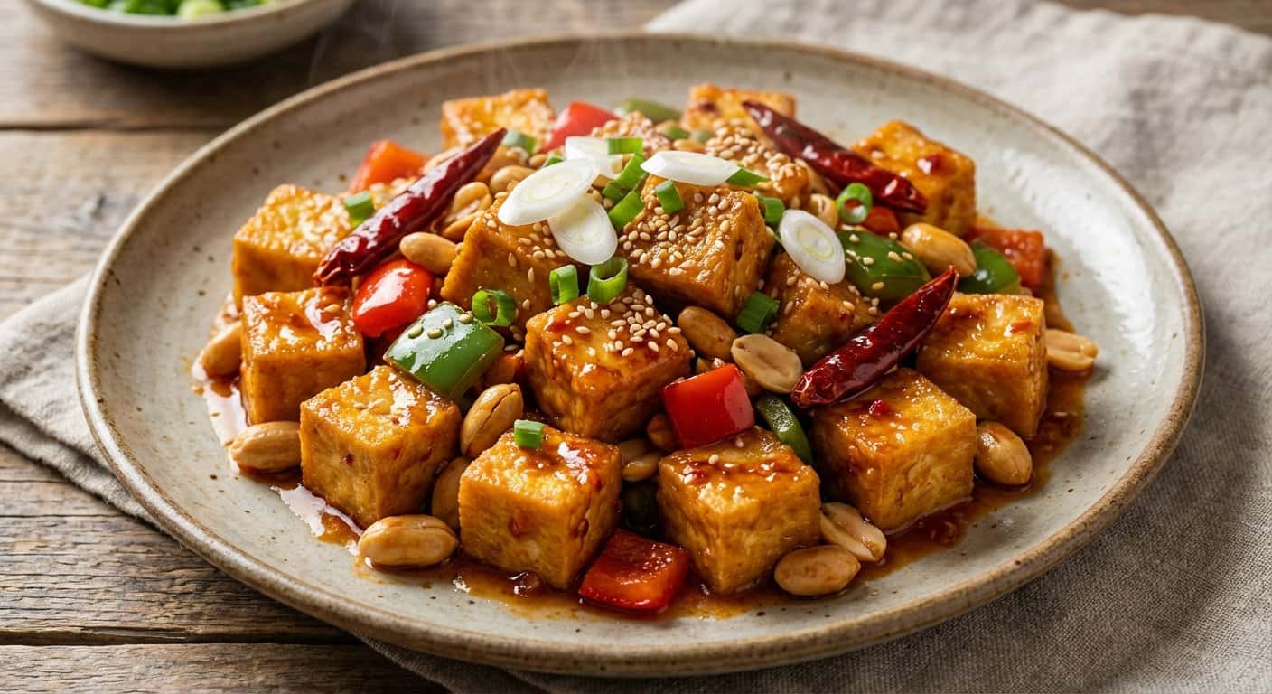 Tofu al Kung Pao