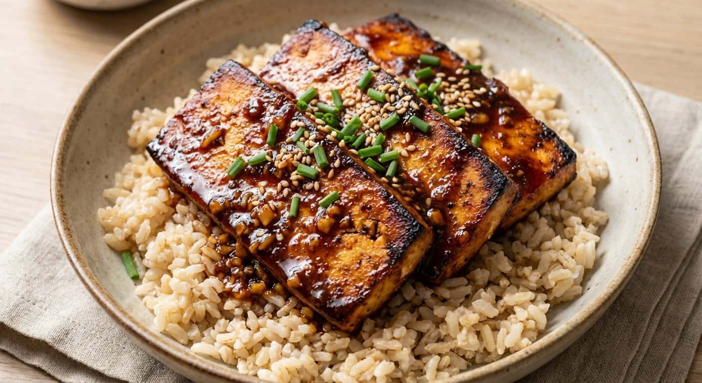 Tofu Marinado a la Barbacoa
