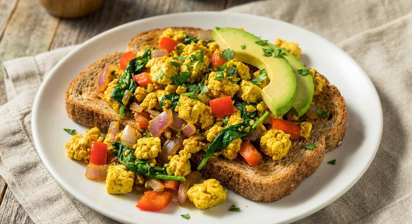 Tofu Revuelto Vegano