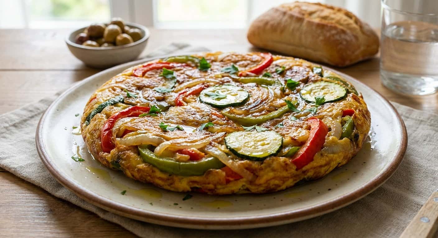 Tortilla de Verduras Española