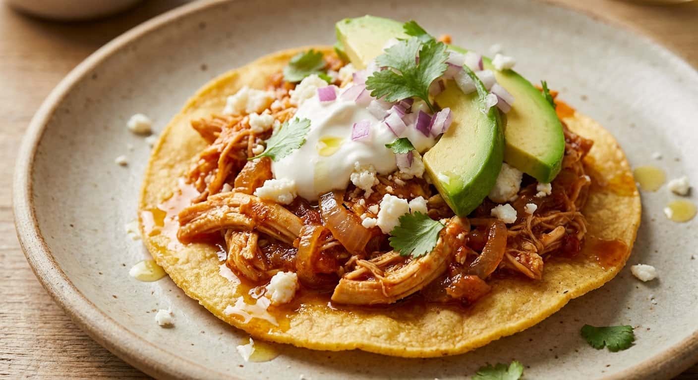 Tostada de Tinga