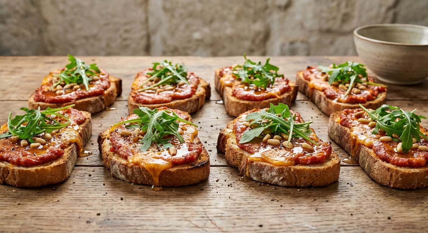 Tostas de Sobrasada y Miel