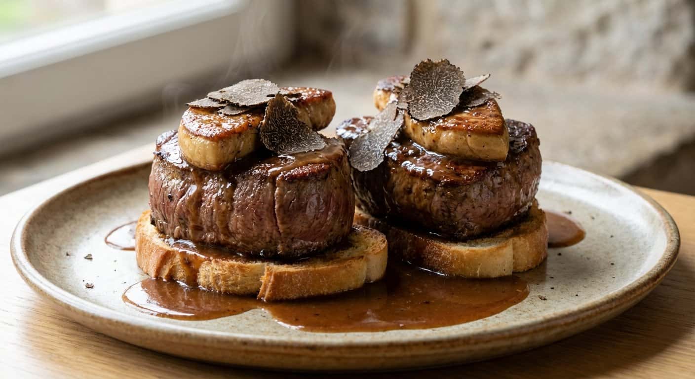 Tournedó Rossini con Foie y Trufa