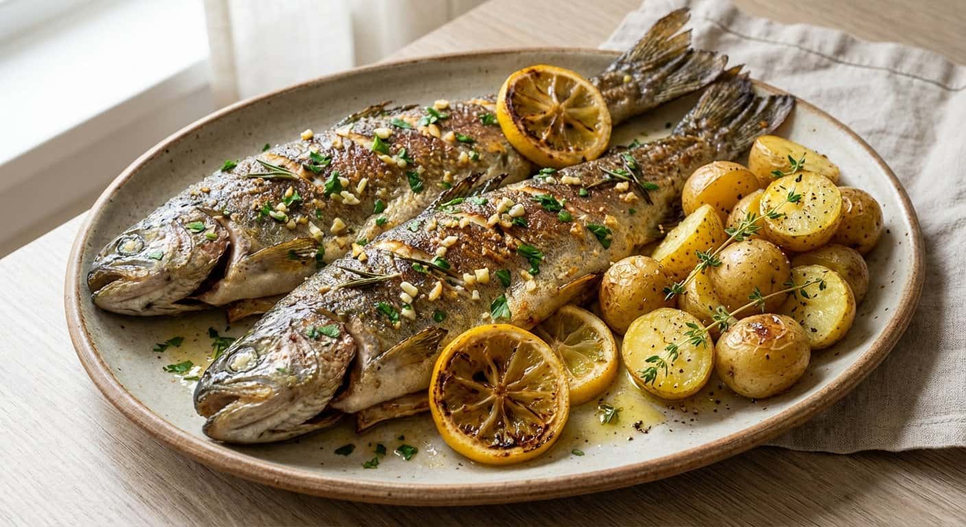 Trucha Entera en Airfryer