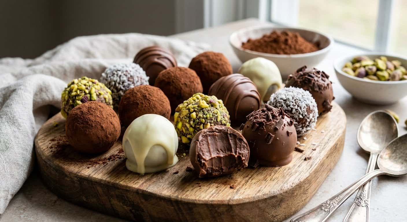 Trufas de Chocolate Clásicas