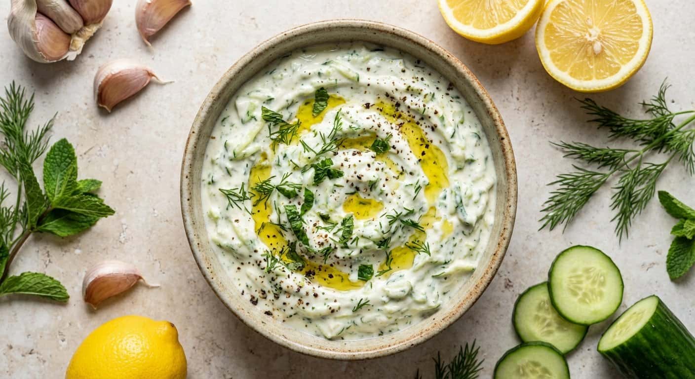 Tzatziki Vegano de Soja