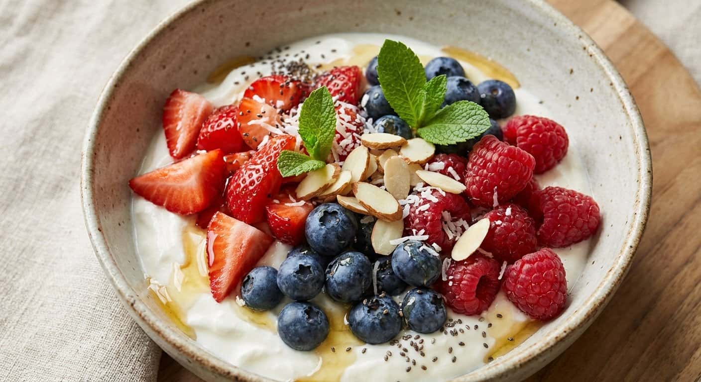 Yogur con Fruta Fresca