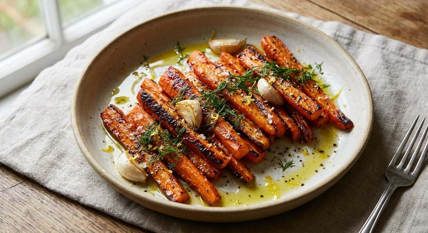 Zanahorias Asadas con Eneldo