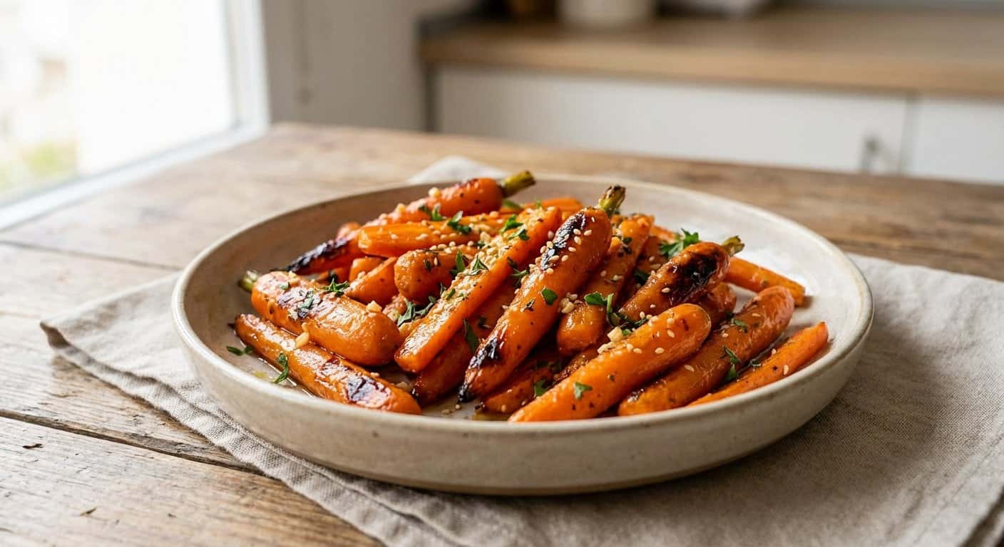 Zanahorias Asadas con Miel en Airfryer