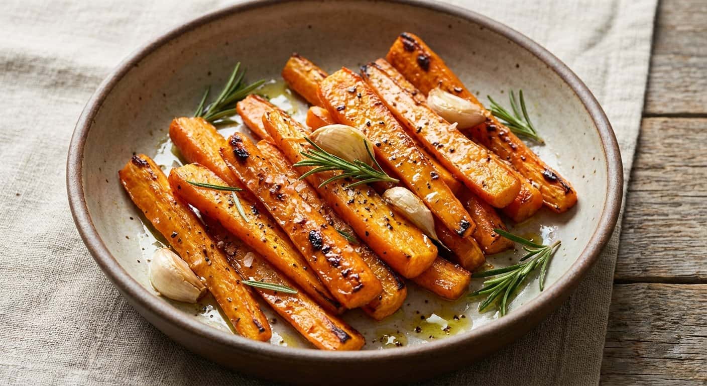 Zanahorias Asadas con Romero