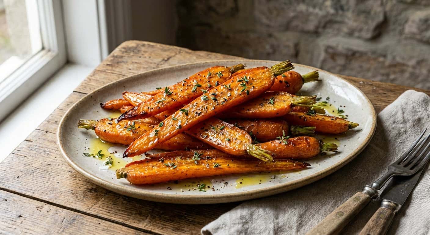 Zanahorias Asadas con Tomillo