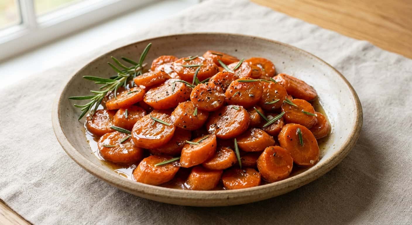 Zanahorias Glaseadas con Romero