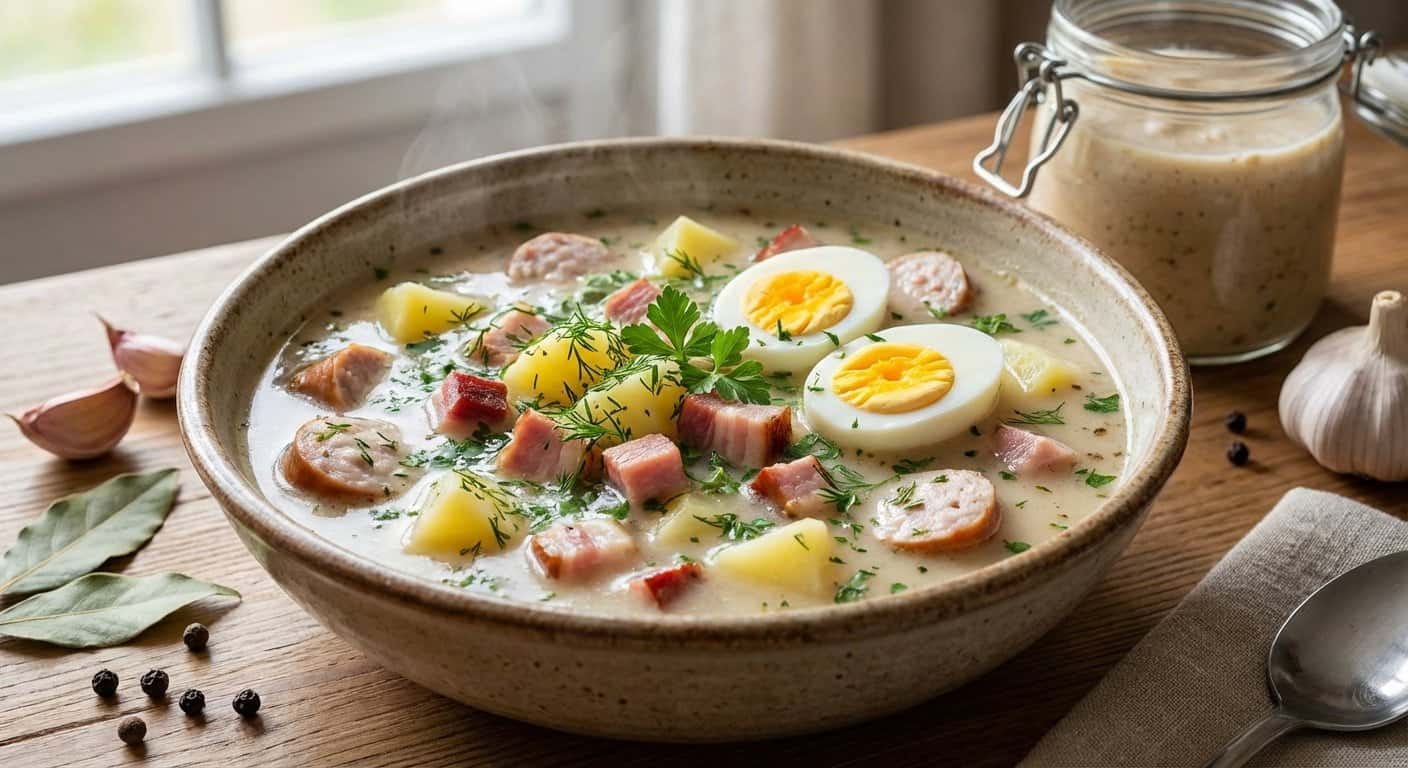 Żurek - Sopa de Centeno Polaca