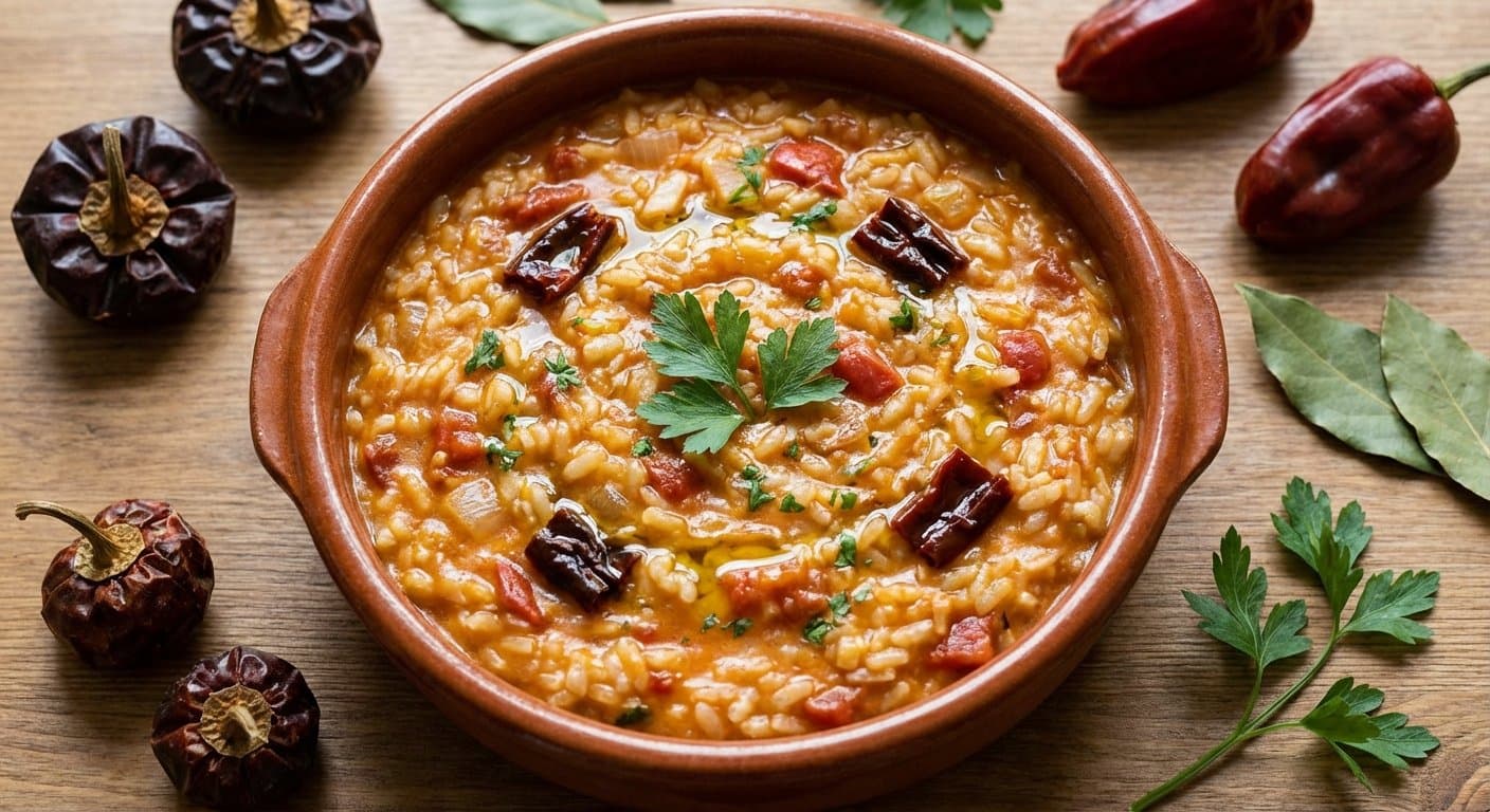 Arroz Caldoso con Sofrito y Ñora