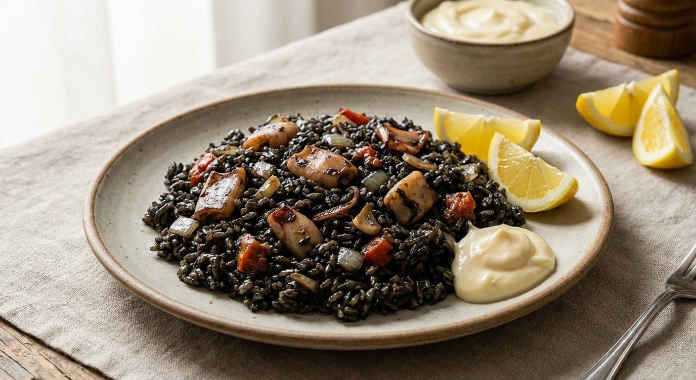 Arroz Negro con Sepia