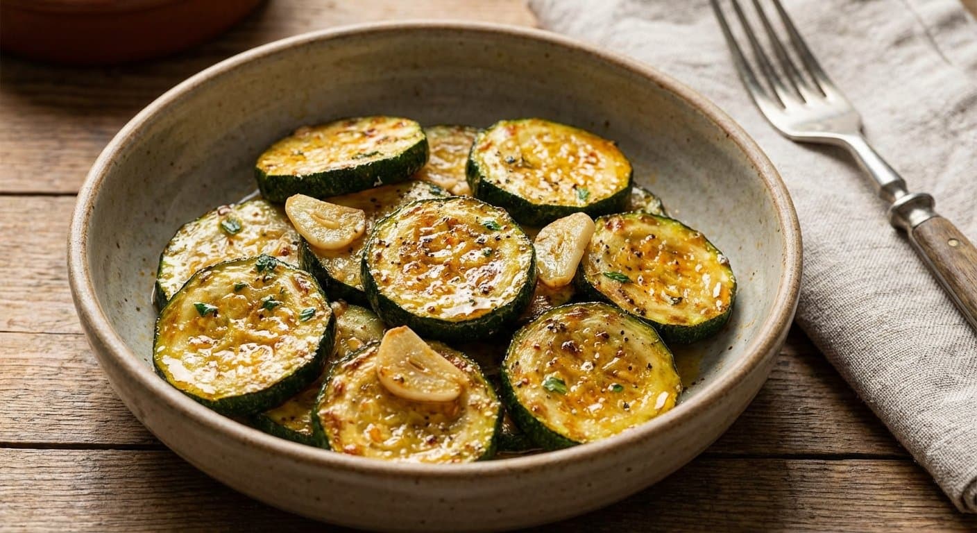 Calabacín al Ajillo Keto