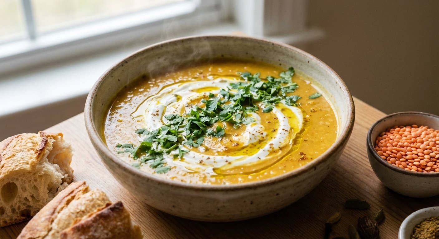 Crema de Lentejas Rojas