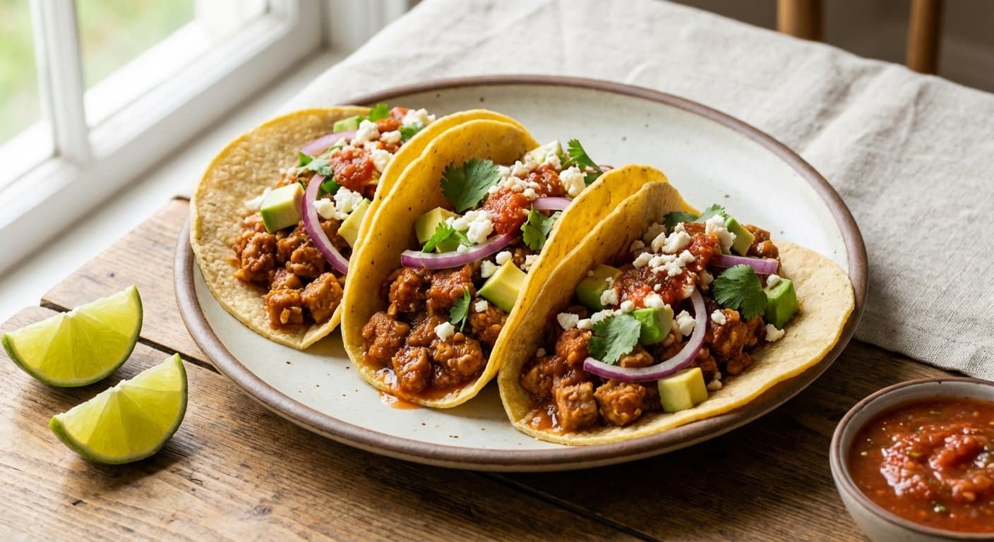 Tacos de Soja Texturizada