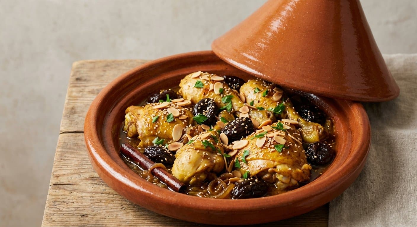 Tagine de Pollo con Ciruelas