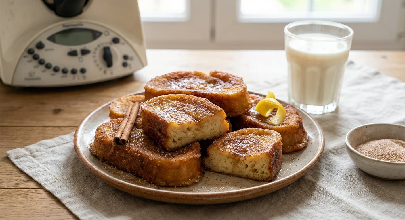 Torrijas Fritas de Semana Santa con Thermomix