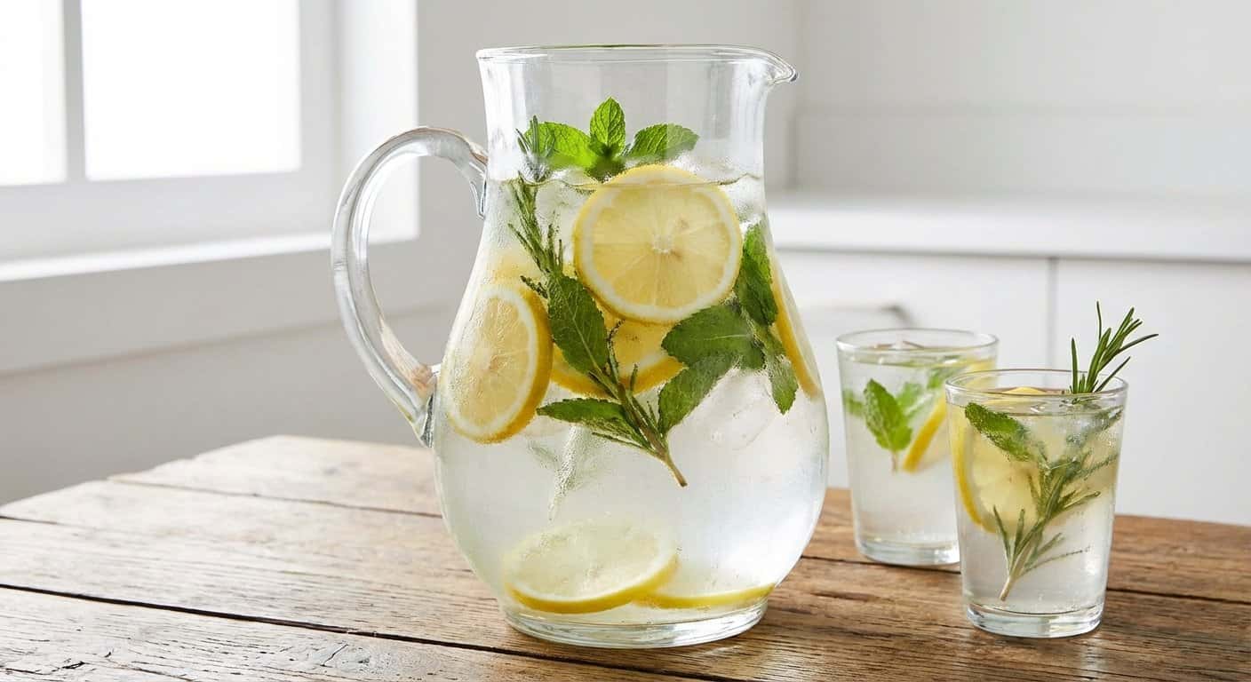 Agua Aromatizada de Limón