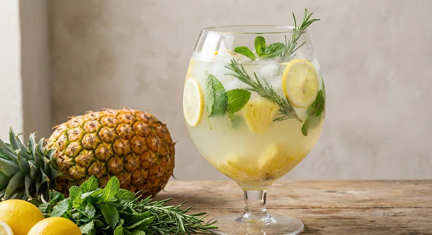 Agua Aromatizada de Piña