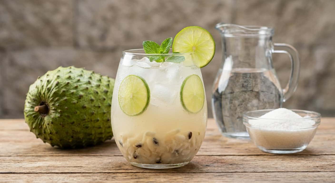 Agua de Guanábana Refrescante