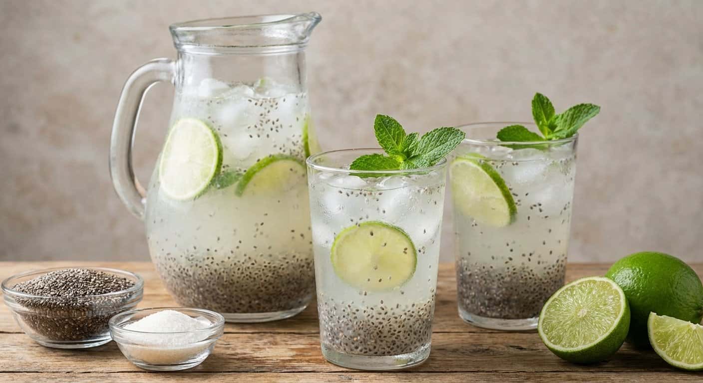 Agua de Limón con Chía