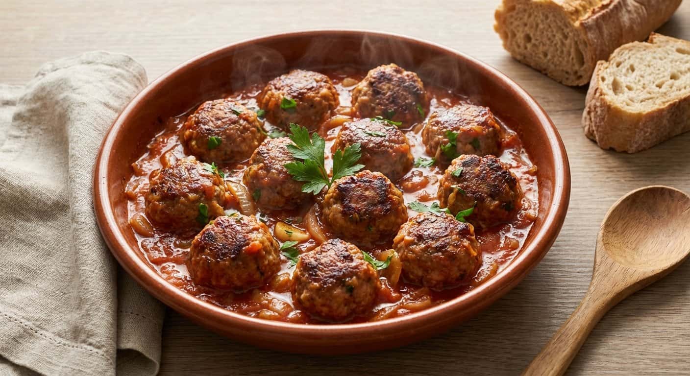 Albóndigas en salsa casera