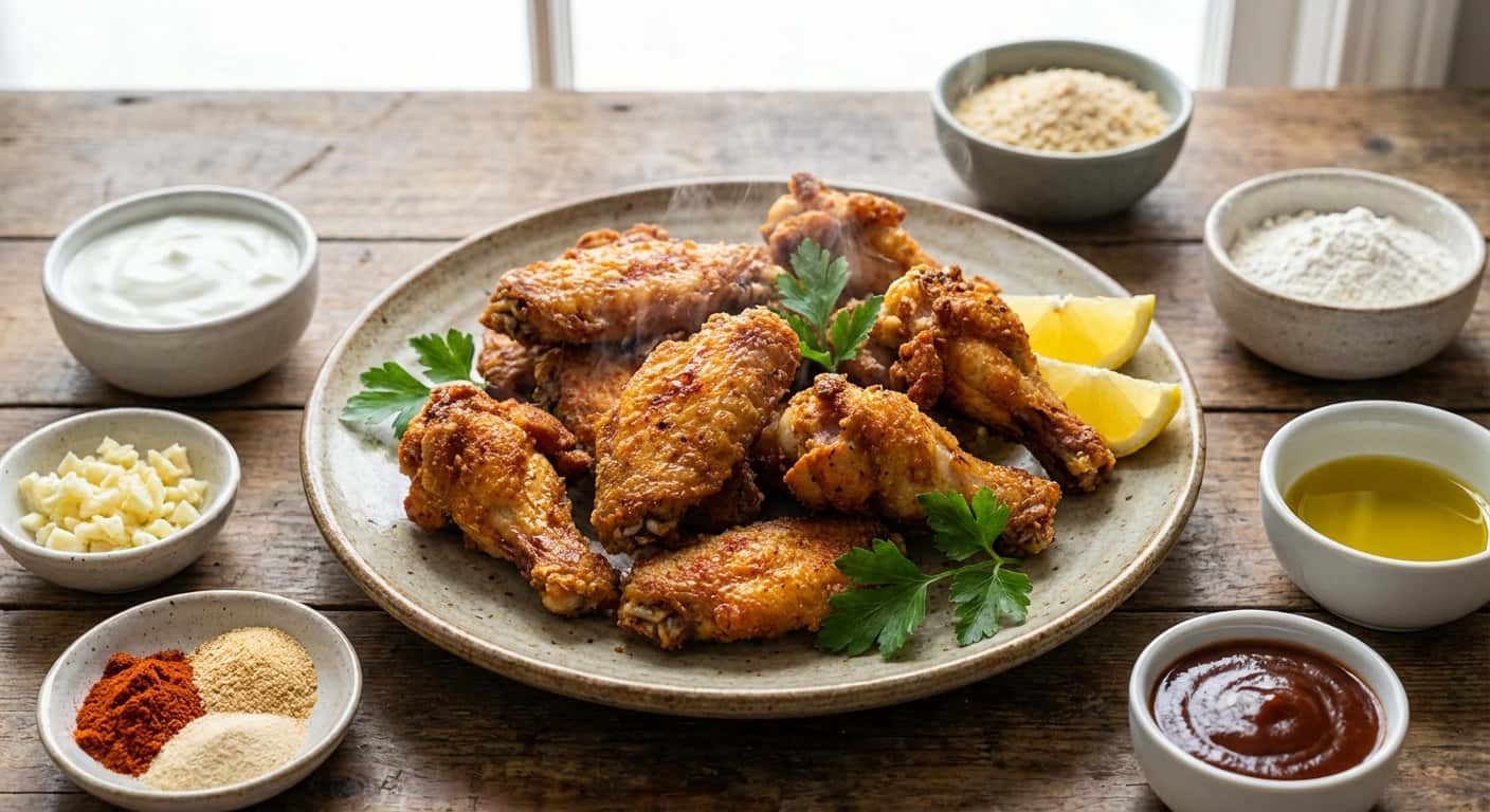 Alitas de Pollo Crujientes en Airfryer