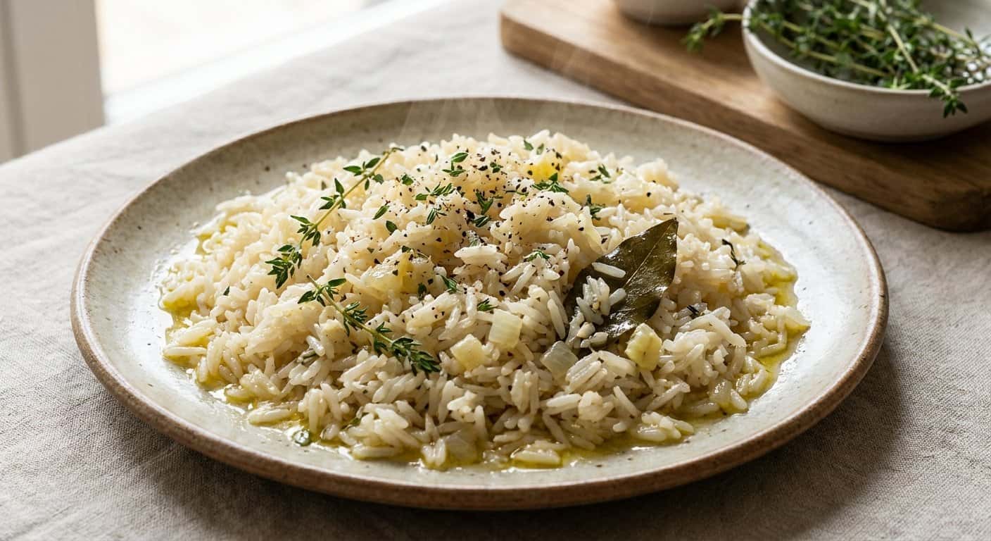 Arroz Aromático con Tomillo