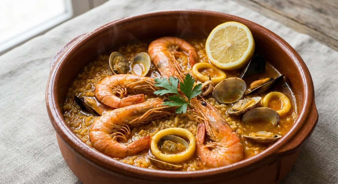 Arroz Caldoso de Marisco