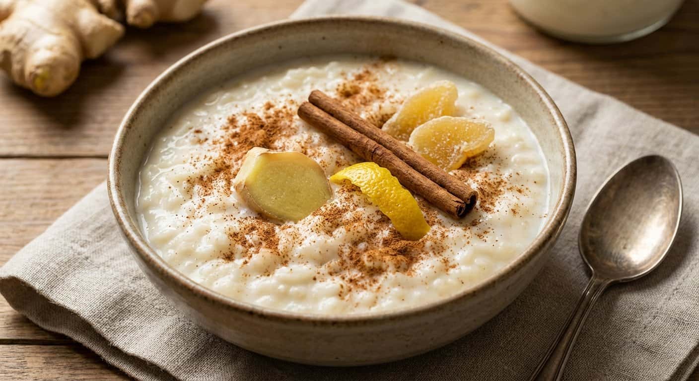 Arroz con Leche con Jengibre