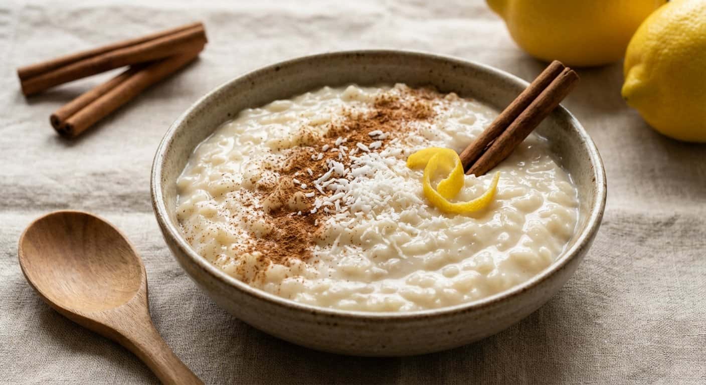 Arroz con leche vegano