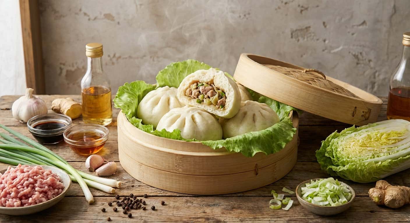 Baozi (Panecillos Chinos al Vapor)