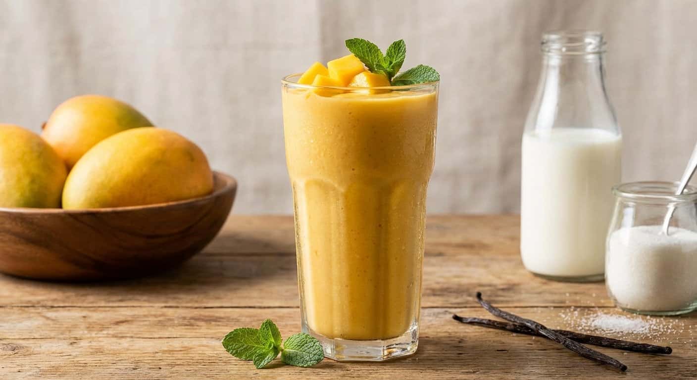 Batido Cremoso de Mango y Leche