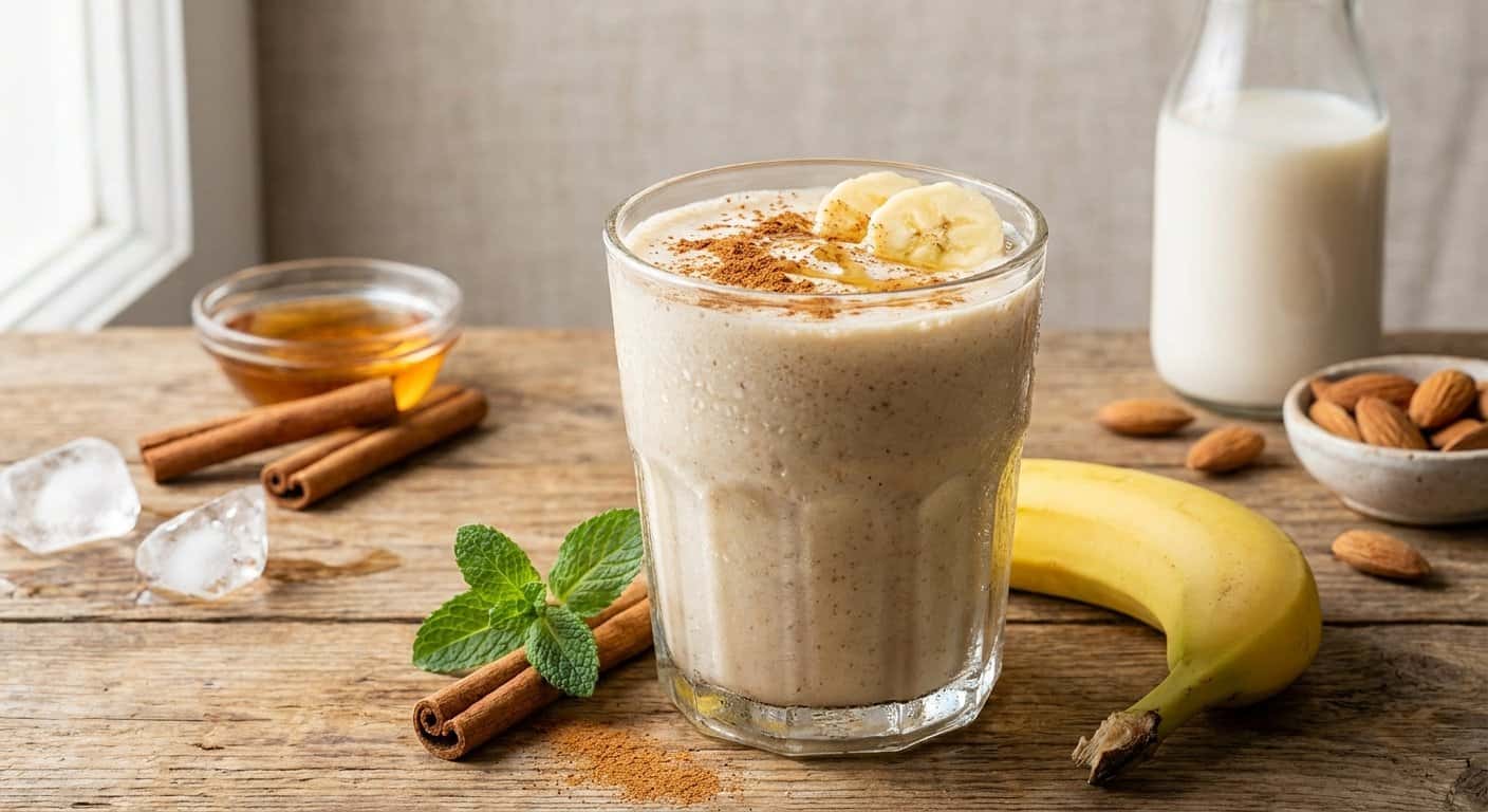 Batido de Plátano y Canela