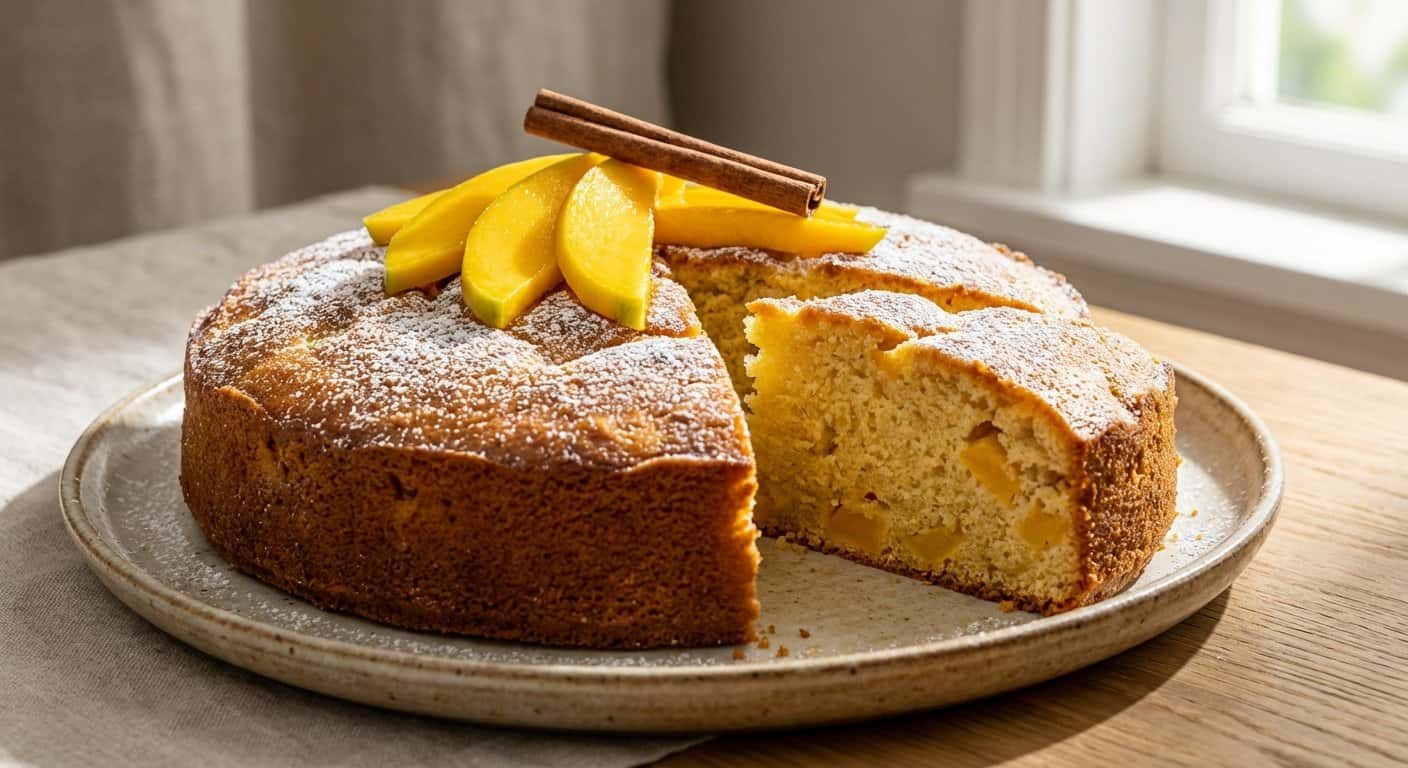 Bizcocho de Mango con Canela