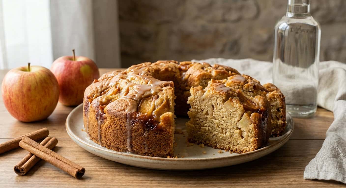Bizcocho de manzana con anís